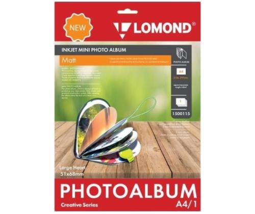 Lomond Inkjet Mini Album Large Heart Matte 51x68mm (Large)