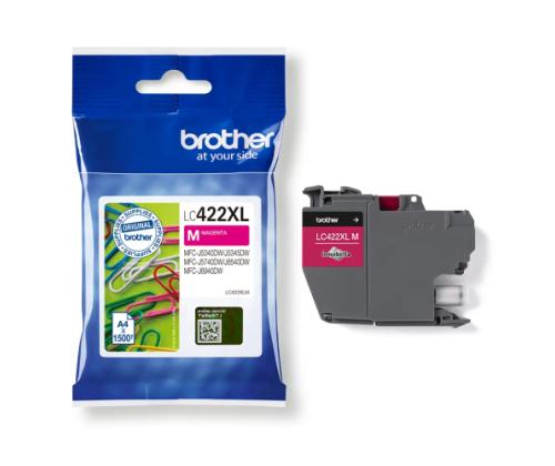 Brother LC422XL (LC422XLM) Ink Cartridge, Magenta