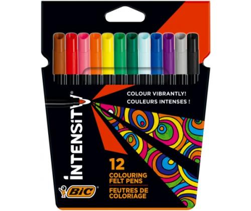 BIC Intensity Up Felt pens  box of 12 pcs. 978004