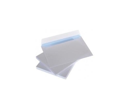 Envelopes with stripe C5 162x229 mm, white 80g x 50 pcs