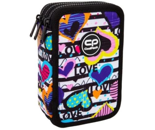 Triple decker pencil case with equipment CoolPack Jumper 3 DIARY