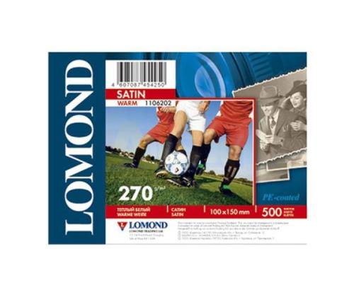 Lomond Premium Photo Paper Satin 270 g/m2 10x15, 500 sheets, Warm