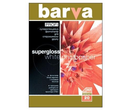 Photo paper Barva Profi Super Glossy, 255 g/m², A3, 20 sheets