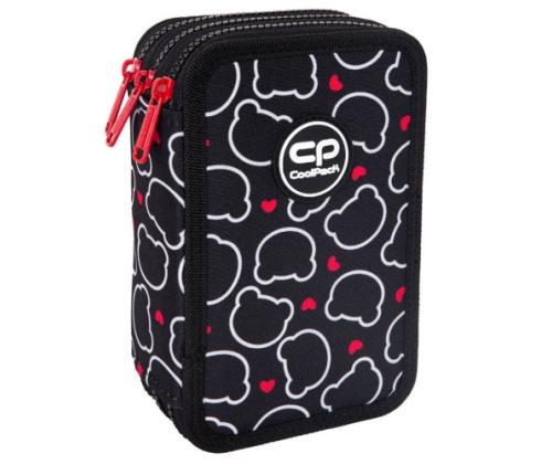 Triple decker pencil case with equipment CoolPack Jumper 3 BEAR