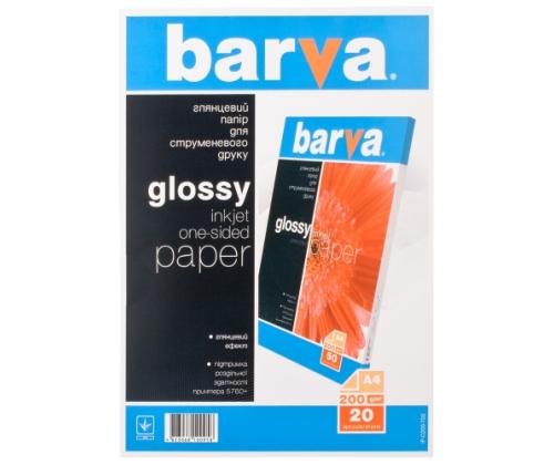 Photo Paper Barva (IP-C200-T02) Glossy 200 g/m², A4, 20 sheets