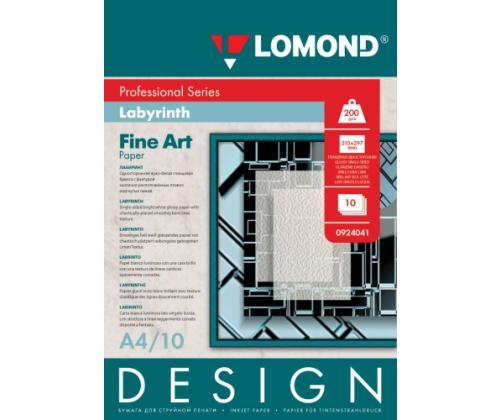 Lomond Fine Art Paper Design Labyrint Glossy 200 g/m2 A4, 10 sheets