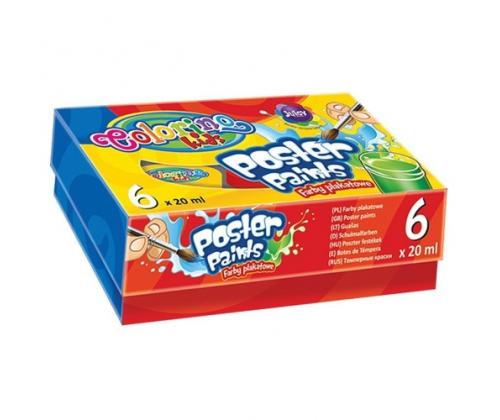 Colorino Kids Poster paints 6 colours 20 ml