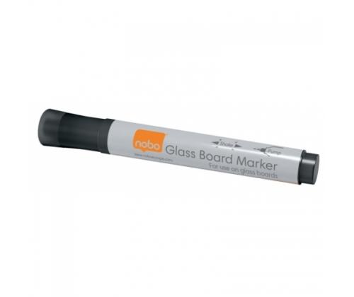 Whiteboard Marker Glass Nobo (4 pcs) Black