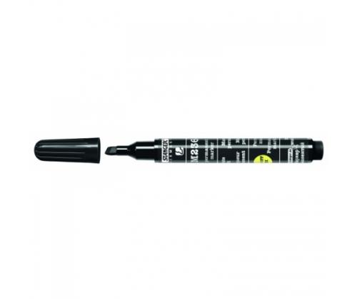 Permanent marker STANGER M236, 1-4 mm, Chisel tip, Black 1213-505 1 pcs.