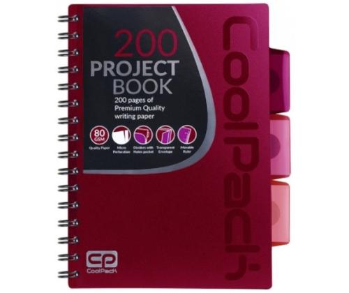 Spiral note book A5 Coolpack Red