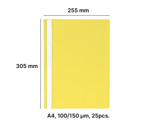 AD Class Report file 100/150 yellow, 25pcs./pack.