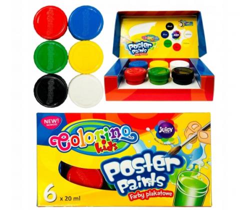 Colorino Kids Poster paints 6 colours 20 ml