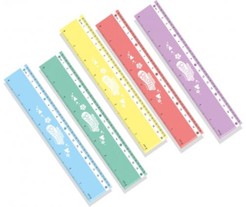 Colorino Pastel Rulers 20 cm