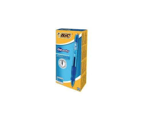 BIC gel pen GEL-OCITY, 0.7 mm, blue, Box 12 pcs. 600666