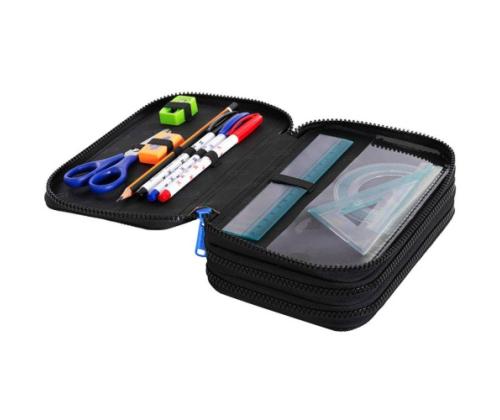 Triple decker pencil case with equipment CoolPack Jumper 3 FOOTBALL