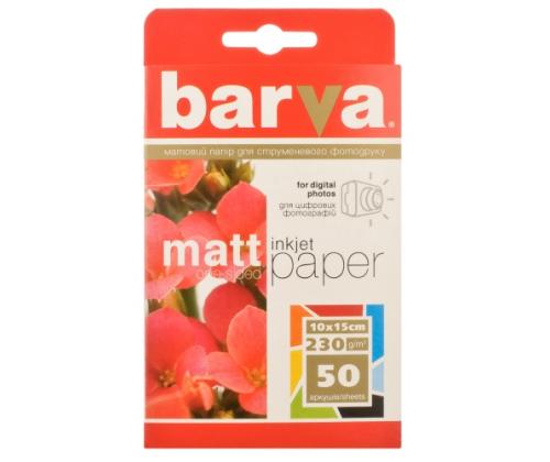 Photo Paper Barva (IP-A230-023) Matt 230 g/m², 10x15, 50 sheets