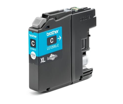 Brother LC125XL (LC125XLC) Ink Cartridge, Cyan