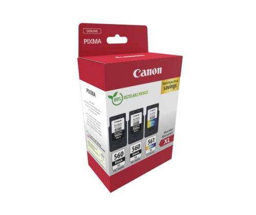 Canon PG-560XL/CL-561XL (3712C009) Ink Cartridge Multipack, BK/CMY