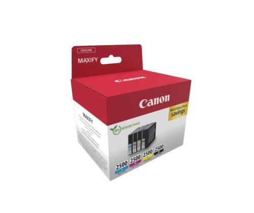 Canon PGI-2500 (9290B006) Ink Cartridge Multipack, C/M/Y/BK