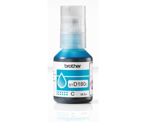 Brother BTD180C Ink Refill Bottle, Cyan