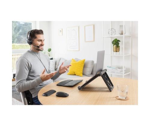 Kensington SureTrack Dual Wireless Mouse, RF Wireless + Bluetooth, 2400 DPI, Black