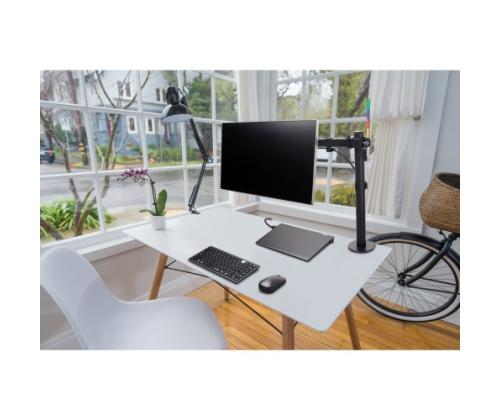 Kensington SureTrack Dual Wireless Mouse, RF Wireless + Bluetooth, 2400 DPI, Black