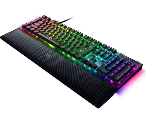 Razer BlackWidow V4 Wired Gaming Keyboard USB, Green Switch Tactile and Clicky, US, Black