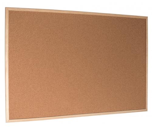 Esselte Pinboard Cork Standard wood frame 120 x 90 cm