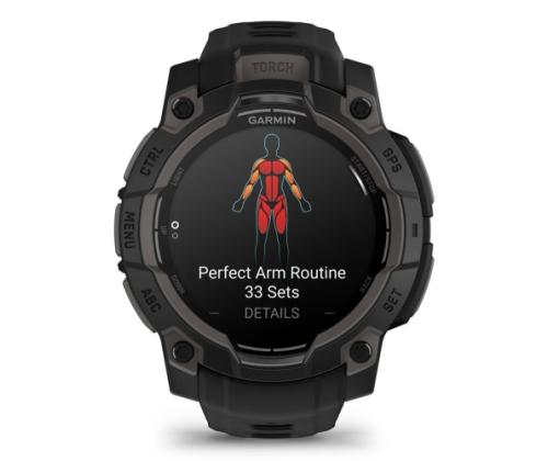 Garmin Instinct 3 Smart Watch 45 mm AMOLED Black with Black Band