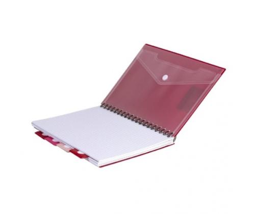 Spiral note book A5 Coolpack Red