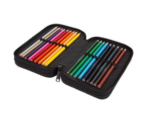 Triple decker pencil case with equipment CoolPack Jumper 3 DIARY
