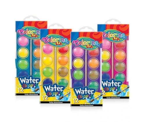 Colorino Kids Water colours small 12 colours