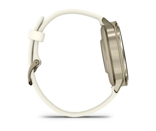 Garmin Venu 4 Smart Watch 41 mm Lunar Gold / Bone Silicone Band