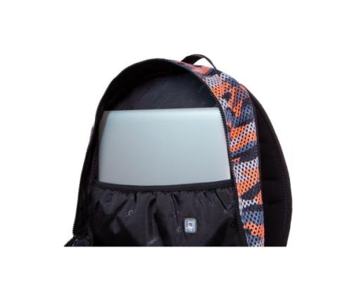 Backpack CoolPack Impact II Camo Mesh Orange