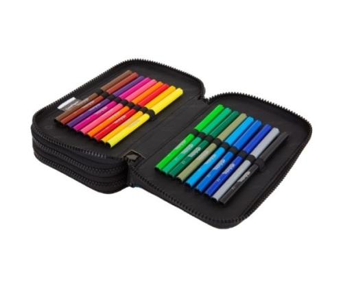 Triple decker pencil case with equipment CoolPack Jumper 3 DIARY