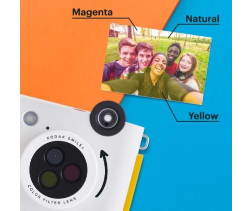 Kodak SMILE+ Instant Print Camera, 2x3'', White