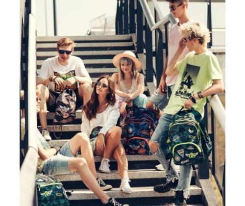 Gymsack Coolpack Sprint Sprint Badges Girls Grey