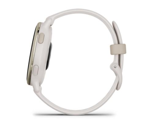 Garmin Vivoactive 5 Smart Watch 30.4 mm Cream Gold Aluminum, Ivory Case and Silicone Band