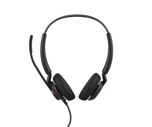 Jabra Engage 40 MS Stereo Inline Link Wired Headset, USB-A, Black