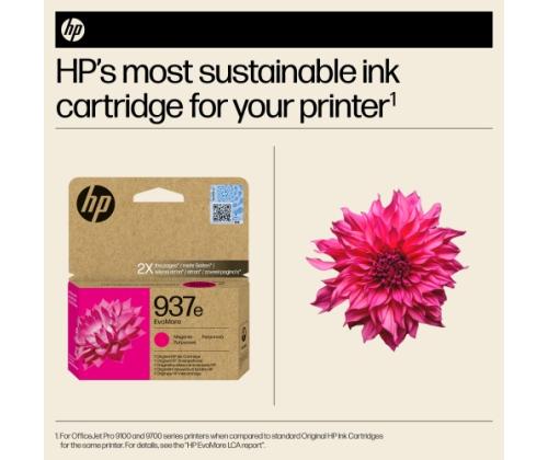 HP 937e EvoMore (4S6W7NE) Ink Cartridge, Magenta