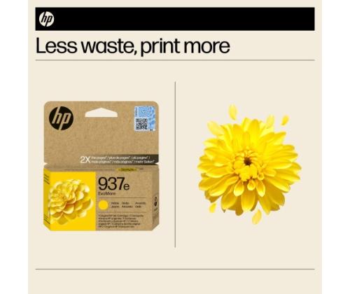 HP 937e EvoMore (4S6W8NE) Ink Cartridge, Yellow