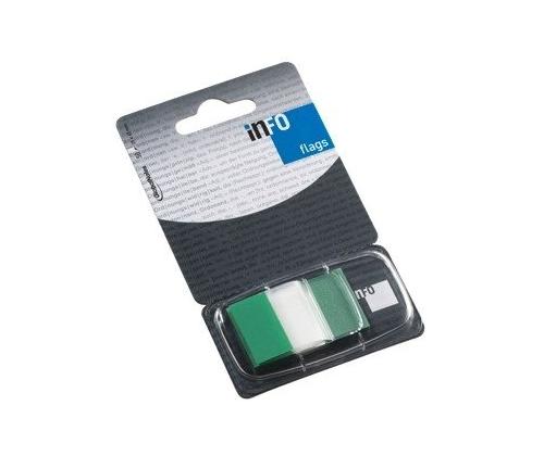 Paper-index  Global Notes, 25x43mm, green, Plastic (1x50)  0718-204