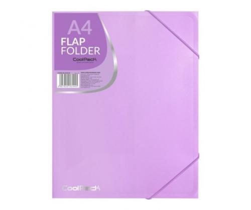 Coolpack flap folder PP, A4, pastel purple lopet.