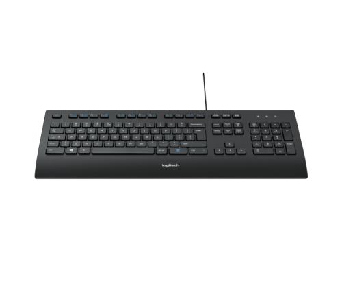 Logitech K280e Wired Keyboard, USB, US, Black