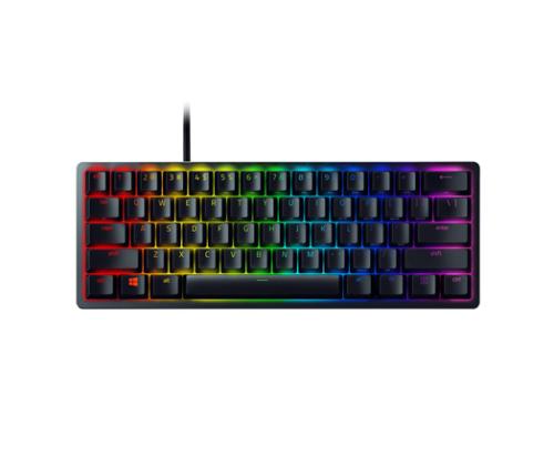 Razer Huntsman Mini Wired Gaming keyboard, USB, RGB LED, US Int, Clicky Optical Switch, Black