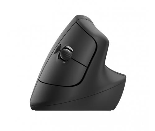 Logitech Lift Wireless Mouse, RF Wireless + Bluetooth, 4000 DPI, Graphite
