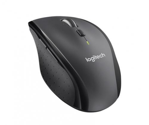 Logitech Marathon M705 Wireless Mouse, RF Wireless, 1000 DPI, Black/Grey