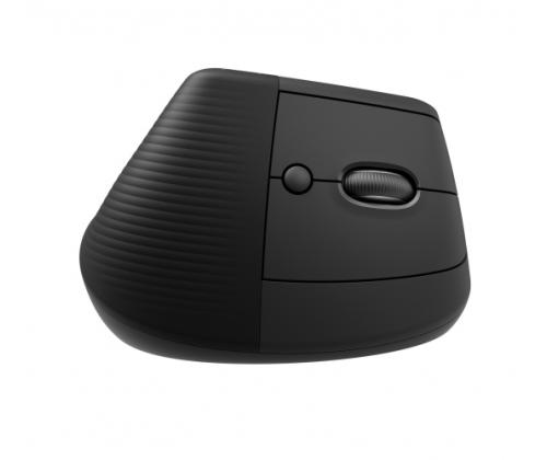 Logitech Lift Wireless Mouse, RF Wireless + Bluetooth, 4000 DPI, Graphite