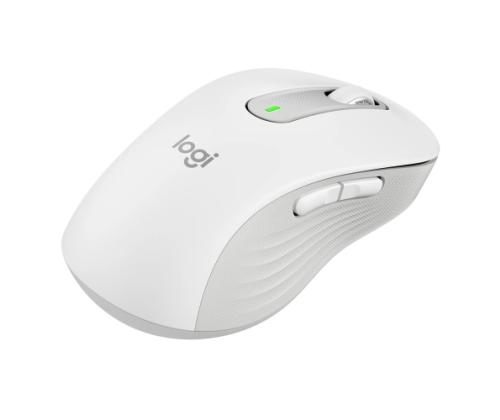 Logitech Signature M650 L LEFT Wireless Mouse, RF Wireless + Bluetooth, 4000 DPI, Off-White