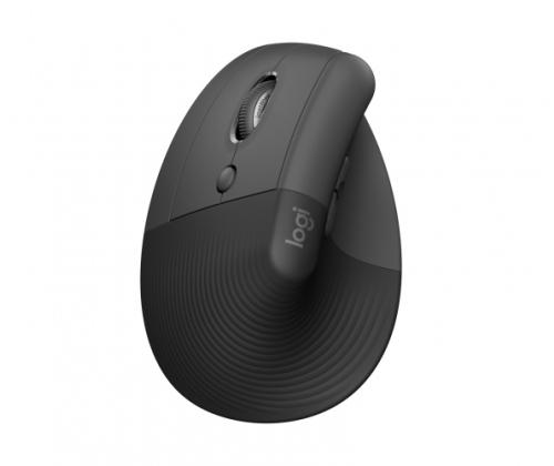 Logitech LIFT Left Wireless Mouse, RF Wireless + Bluetooth, 4000 DPI, Graphite (SPEC)